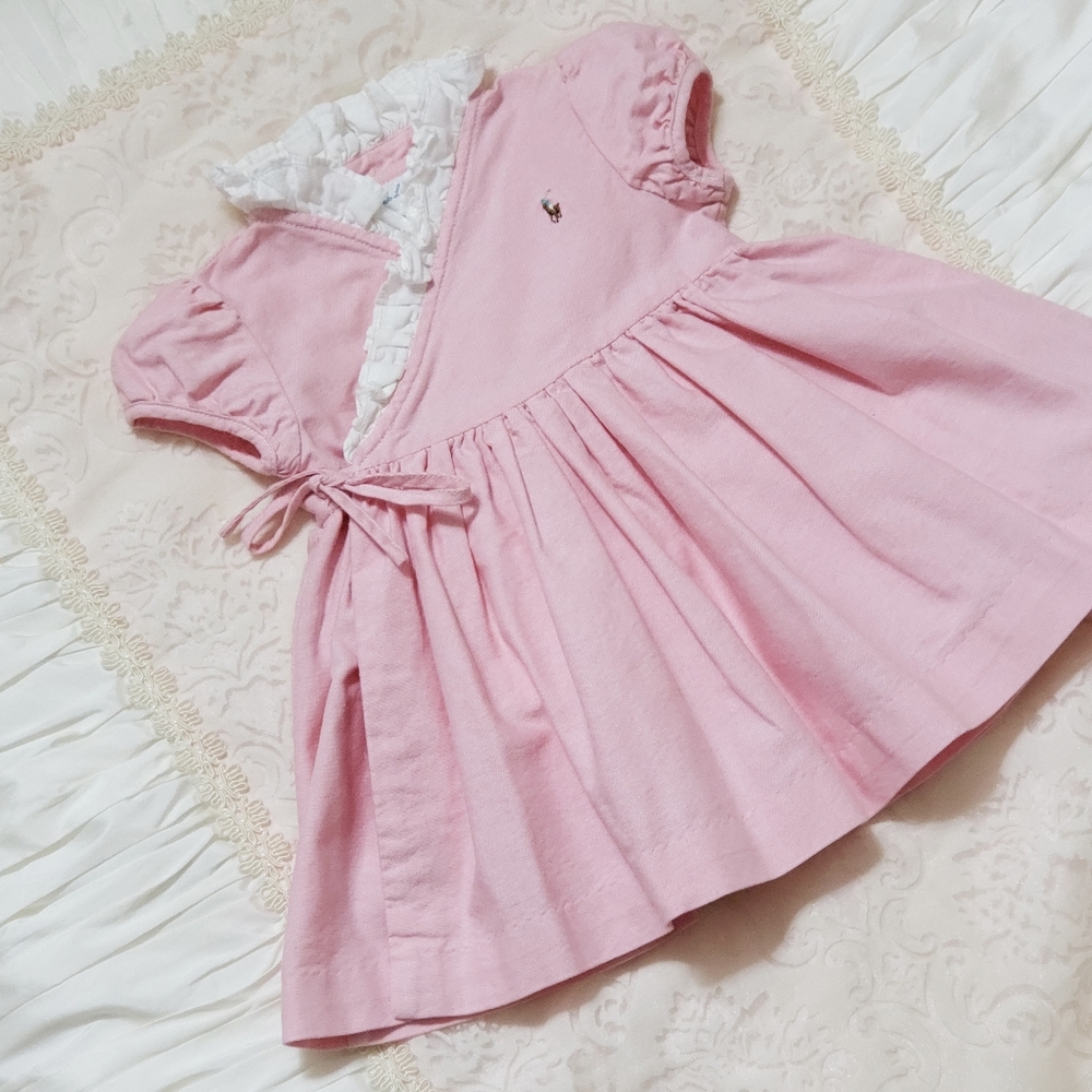 Ralph Lauren Beautiful Pink Full Cotton Dress